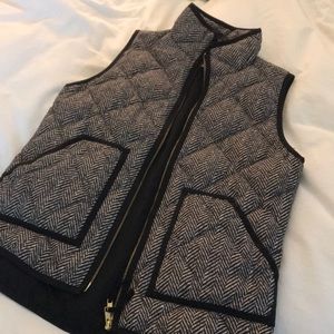 JCrew XS Herringbone Vest